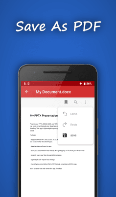 Скриншот приложения Моя презентация PPTX - №6