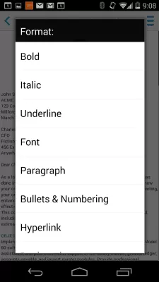 Скриншот приложения Docs To Go - Free Office Suite - №4