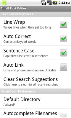 Скриншот приложения Маленький текстовый редактор - №4