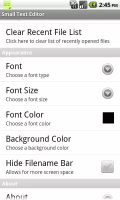 Скриншот приложения Маленький текстовый редактор - №5