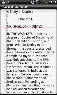 Скриншот приложения Jota Text Editor - №5