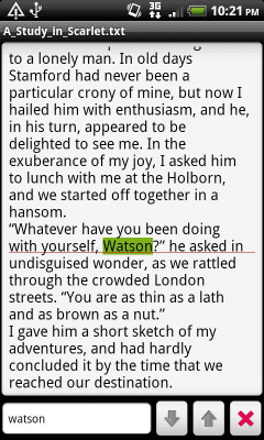 Скриншот приложения Jota Text Editor - №8