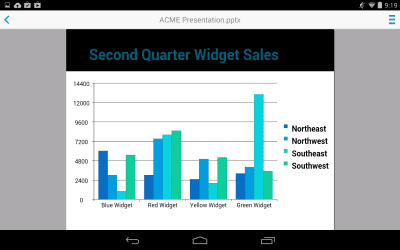 Скриншот приложения Documents To Go - For BES12 - №5