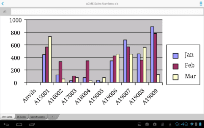 Скриншот приложения Documents To Go - For BES12 - №7