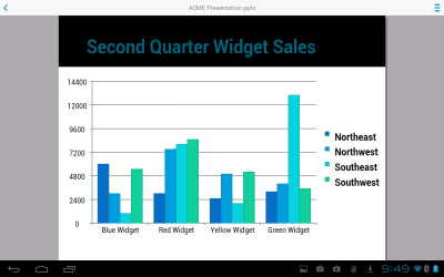Скриншот приложения Documents To Go - For BES12 - №8