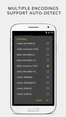 Скриншот приложения QuickEdit Текстовый редактор - №6