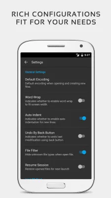 Скриншот приложения QuickEdit Текстовый редактор - №8