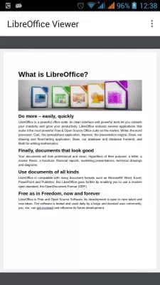 Скриншот приложения LibreOffice - №1