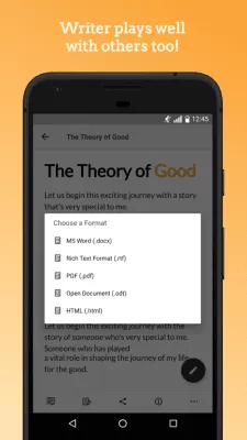 Скриншот приложения Zoho Writer - №3