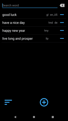 Скриншот приложения User Dictionary Manager (UDM) - №6