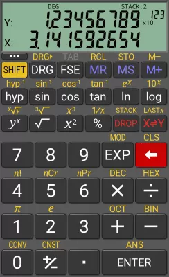 Скриншот приложения RealCalc Scientific Calculator - №2