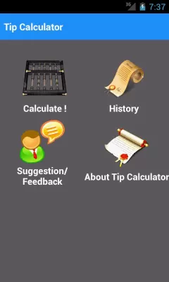 Скриншот приложения Tip Calculator Classic - №1