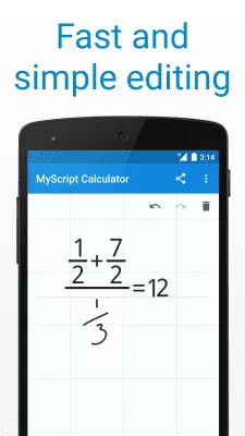 Скриншот приложения MyScript Calculator - №2