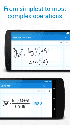 Скриншот приложения MyScript Calculator - №4
