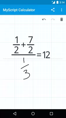 Скриншот приложения MyScript Calculator - №5
