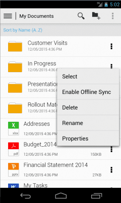 Скриншот приложения SAP Mobile Documents - №2