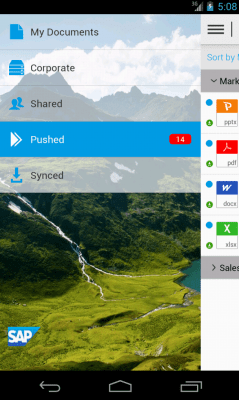 Скриншот приложения SAP Mobile Documents - №5
