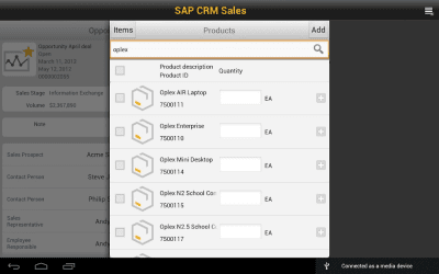 Скриншот приложения SAP CRM Sales - №5