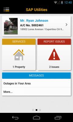 Скриншот приложения SAP Utilities Customer Engage - №5