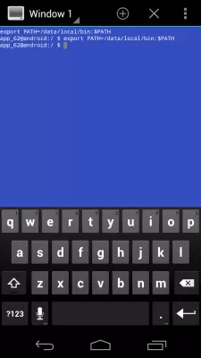 Скриншот приложения Terminal Emulator for Android - №6