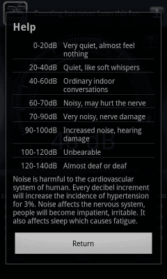 Скриншот приложения Децибеллометр - №5