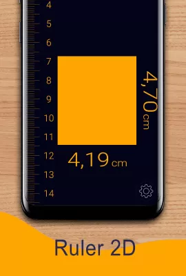 Скриншот приложения Prime Ruler - Линейка, измерение длины камерой - №2