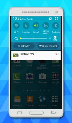 Скриншот приложения Индикатор батареи бесплатно - №4