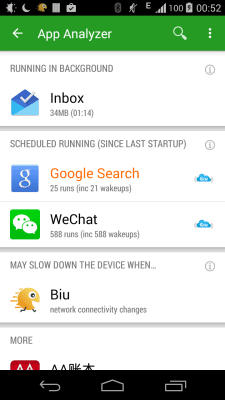 Скриншот приложения Greenify - №3