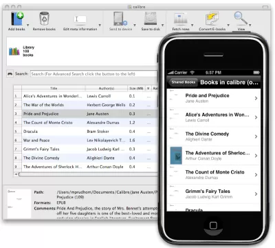 Скриншот приложения calibre для Mac - №1