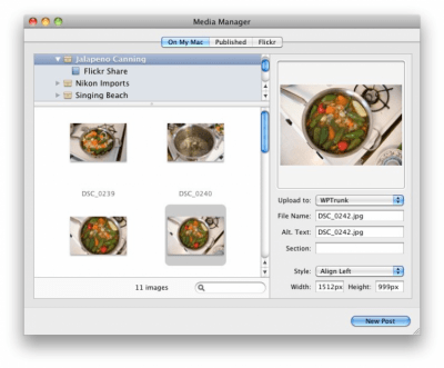 Скриншот приложения MarsEdit - №3