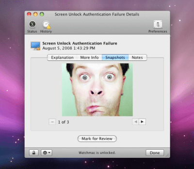 Скриншот приложения Watchmac - №3