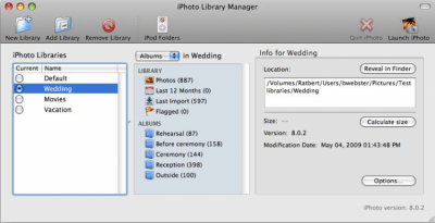 Скриншот приложения iPhoto Library Manager - №1