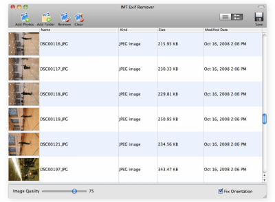 Скриншот приложения IMT Exif Remover - №3