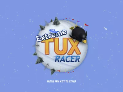 Скриншот приложения Extreme Tux Racer - №1