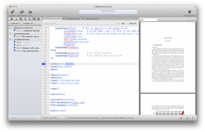 Скриншот приложения TeXnicle - №4