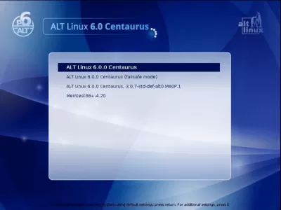 Скриншот приложения ALT Linux - №2