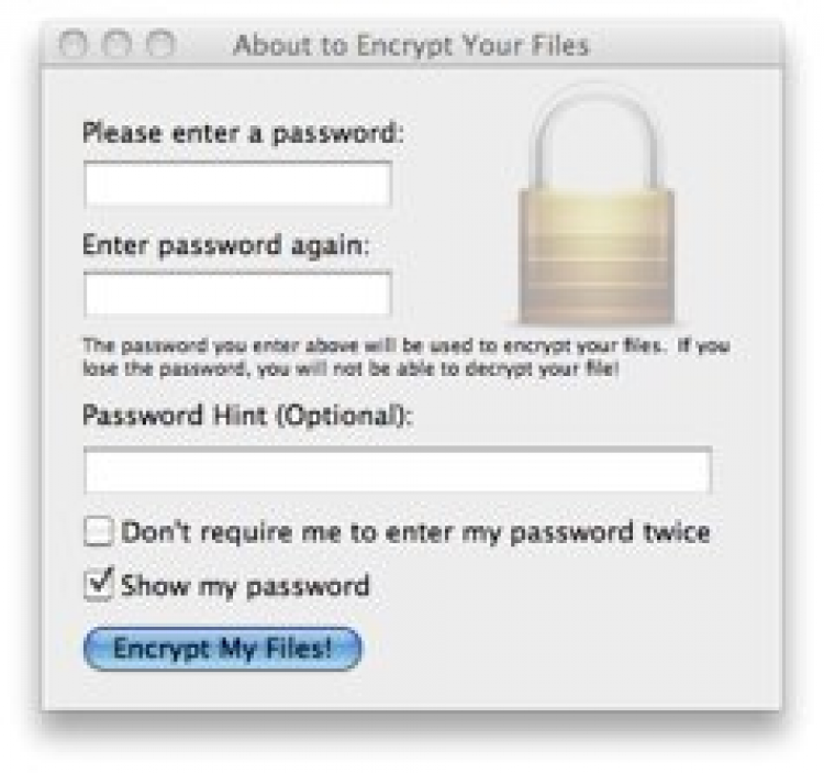 Enter password again