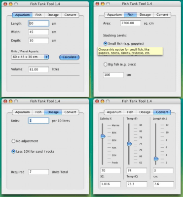 Скриншот приложения Fish Tank Tool - №1