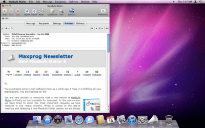 Скриншот приложения MaxBulk Mailer - №4
