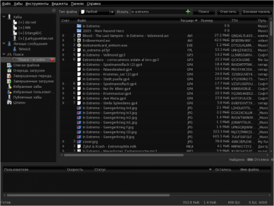 Скриншот приложения EiskaltDC++ - №8