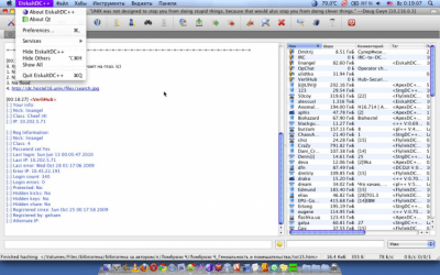 Скриншот приложения EiskaltDC++ - №9