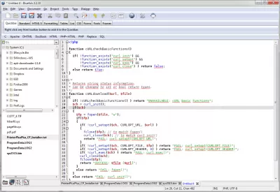 Скриншот приложения Bluefish Editor - №3