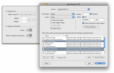 Скриншот приложения BatchOutput PPT - №3