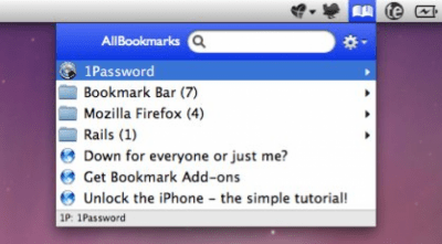 Скриншот приложения AllBookmarks - №2