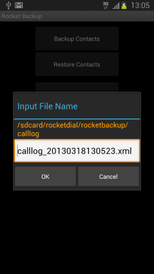 Скриншот приложения Rocket Backup (SMS&Contacts) - №3