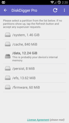 Скриншот приложения DiskDigger photo recovery - №5