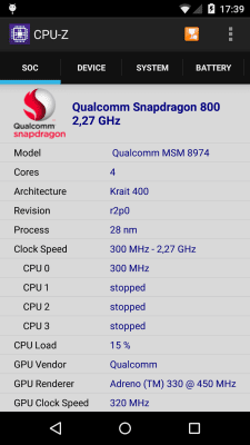 Скриншот приложения CPU-Z - №1