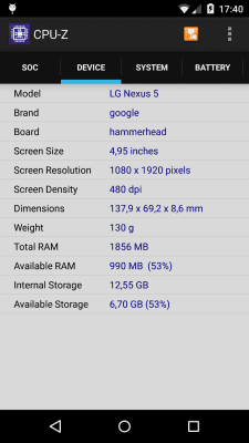 Скриншот приложения CPU-Z - №2