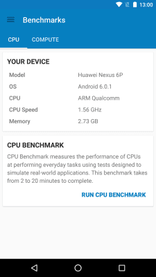 Скриншот приложения Geekbench 4 - №1