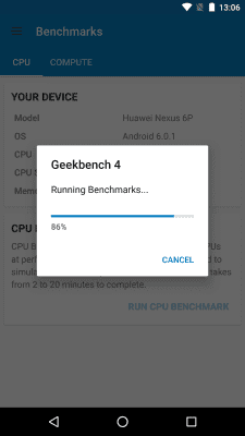 Скриншот приложения Geekbench 4 - №2